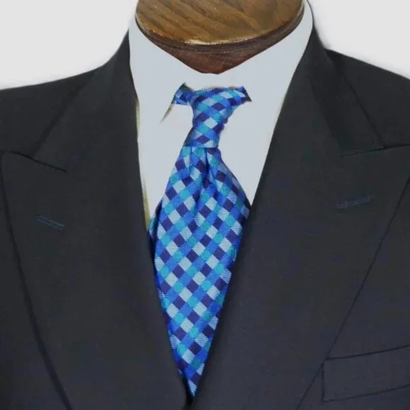 Marks and Spencer Pure New Wool Dark Navy Double Breasted Blazer Sport Coat 40S - Picture 5 of 5